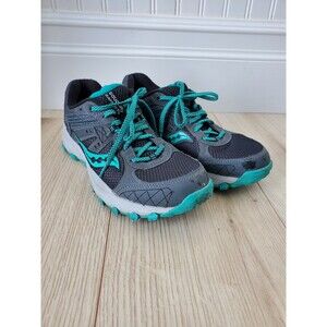 Saucony Grid Raptor TR Women’s Running Shoes US 9.5 Charcoal Teal Sneakers